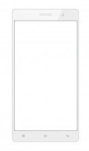 Replacement Front Glass For Indus Primo White By - Maxbhi.com