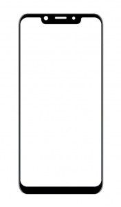Replacement Front Glass For Micromax Infinity N11 Black By - Maxbhi Com