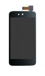 Lcd With Touch Screen For Spice Android One Dream Uno Mi498 Black By - Maxbhi.com