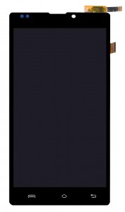 Lcd With Touch Screen For Lava Iris Fuel 20 Grey By - Maxbhi Com