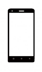 Touch Screen Digitizer For Zen Admire Fab Q Plus Black By - Maxbhi.com