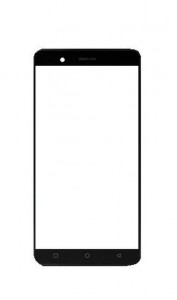Touch Screen Digitizer For Intex Aqua Crystal Black By - Maxbhi.com