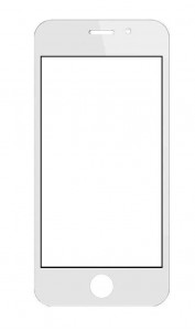 Replacement Front Glass For Maxx Msd7 Smarty Ax5i Duo White By - Maxbhi.com