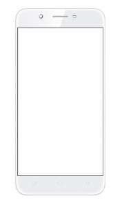 Replacement Front Glass For Oppo A39 Black By - Maxbhi.com