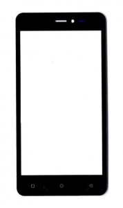 Replacement Front Glass For Gionee P5w Black By - Maxbhi Com