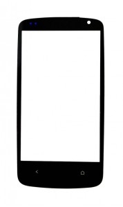 Replacement Front Glass For Htc Desire 500 Black By - Maxbhi.com
