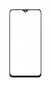 Replacement Front Glass For Oppo A12s Black By - Maxbhi Com