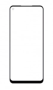 Replacement Front Glass For Tecno Spark 6 Black By - Maxbhi Com