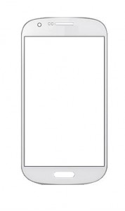 Replacement Front Glass For Samsung I8703 Black By - Maxbhi Com