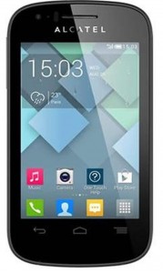 LCD with Touch Screen for Alcatel Pop C1 - Black
