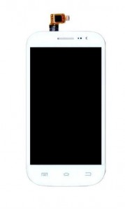 Lcd With Touch Screen For Spice Mi502 Smartflo Pace2 White By - Maxbhi.com
