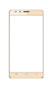 Touch Screen Digitizer For Intex Cloud Style 4g Champagne By - Maxbhi.com