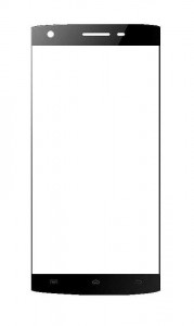 Replacement Front Glass For Kenxinda J7 Black By - Maxbhi.com
