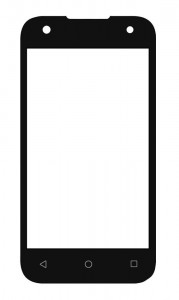 Replacement Front Glass For Blu Studio J1 Blue By - Maxbhi.com