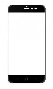 Replacement Front Glass For Karbonn Aura Sleek Plus Black By - Maxbhi Com