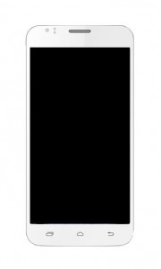 Lcd With Touch Screen For Intex Aqua I4 Plus White By - Maxbhi.com
