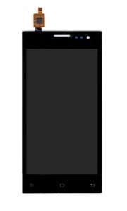 Lcd With Touch Screen For Lava Eg932 Black By - Maxbhi.com