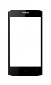 Touch Screen Digitizer For Intex Aqua A4 Black By - Maxbhi.com