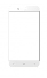 Replacement Front Glass For Karbonn Alfa A114 Quad White By - Maxbhi.com
