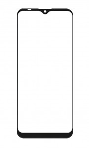 Replacement Front Glass For Tecno Spark Go 2020 Black By - Maxbhi Com