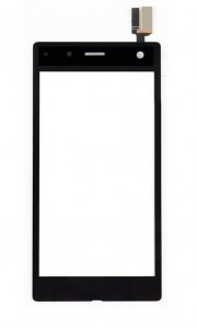 Touch Screen Digitizer For Sony Xperia Acro S Lt26w Black By - Maxbhi.com
