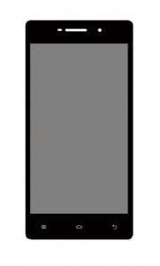 Lcd With Touch Screen For Posh Kick X511 Black By - Maxbhi.com