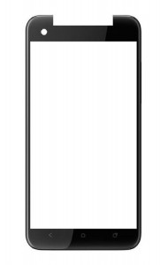 Replacement Front Glass For Htc Butterfly Big Black By - Maxbhi.com