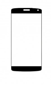 Replacement Front Glass For Intex Aqua Star Power Black By - Maxbhi.com