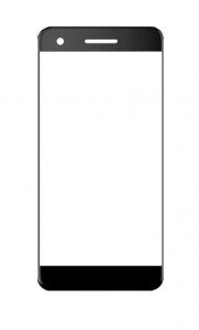 Replacement Front Glass For Vodafone Smart V8 White By - Maxbhi.com