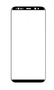 Replacement Front Glass For Samsung Galaxy S Light Luxury Black By - Maxbhi.com