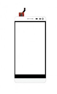 Touch Screen Digitizer For Intex Aqua Raze White By - Maxbhi.com
