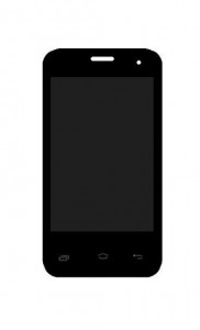 Lcd With Touch Screen For Videocon Z30 Black By - Maxbhi.com