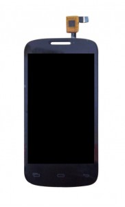 Lcd With Touch Screen For Lava Discover 140 Black By - Maxbhi.com