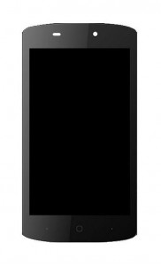 Lcd With Touch Screen For Intex Cloud Gem Plus Black By - Maxbhi.com