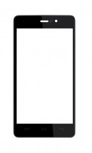 Replacement Front Glass For Micromax Unite 3 Q372 Black By - Maxbhi.com