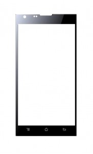Replacement Front Glass For Videocon Infinium Z50 Nova Black By - Maxbhi.com