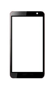 Replacement Front Glass For Alcatel One Touch Scribe Hd White By - Maxbhi.com