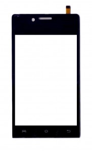 Touch Screen Digitizer For Lava Iris 370 Black By - Maxbhi Com