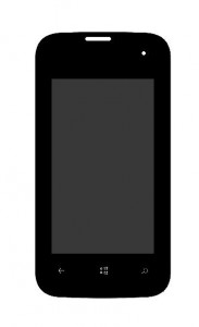 Lcd With Touch Screen For Qmobile W1 Black By - Maxbhi.com