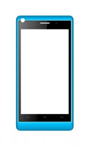 Replacement Front Glass For Celkon Millennium Vogue Q455 Blue By - Maxbhi.com