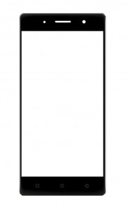 Replacement Front Glass For Lava Z80 White By - Maxbhi.com