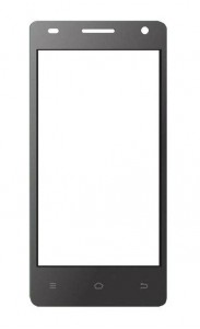 Replacement Front Glass For Rage Supremo 4.5 3g Black By - Maxbhi.com
