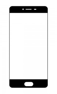 Replacement Front Glass For Kenxinda V7 Silver By - Maxbhi Com