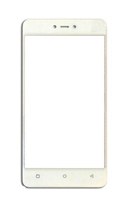 Replacement Front Glass For Gionee F103 White By - Maxbhi.com