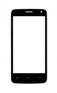 Replacement Front Glass For Xolo Q700 Black By - Maxbhi.com