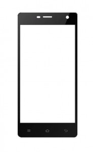 Replacement Front Glass For Wiio Wi3 Grey By - Maxbhi.com