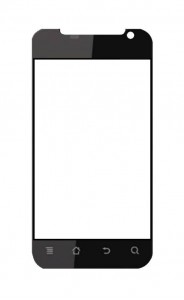 Replacement Front Glass For Iball Andi 4d White By - Maxbhi.com