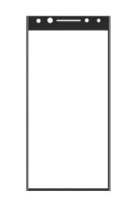 Replacement Front Glass For Alcatel 5 Black By - Maxbhi.com