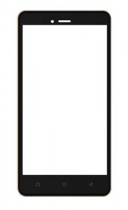 Replacement Front Glass For Zen Cinemax 4g Black By - Maxbhi.com