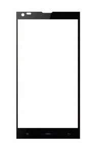 Replacement Front Glass For Zodiac Aries Black By - Maxbhi.com